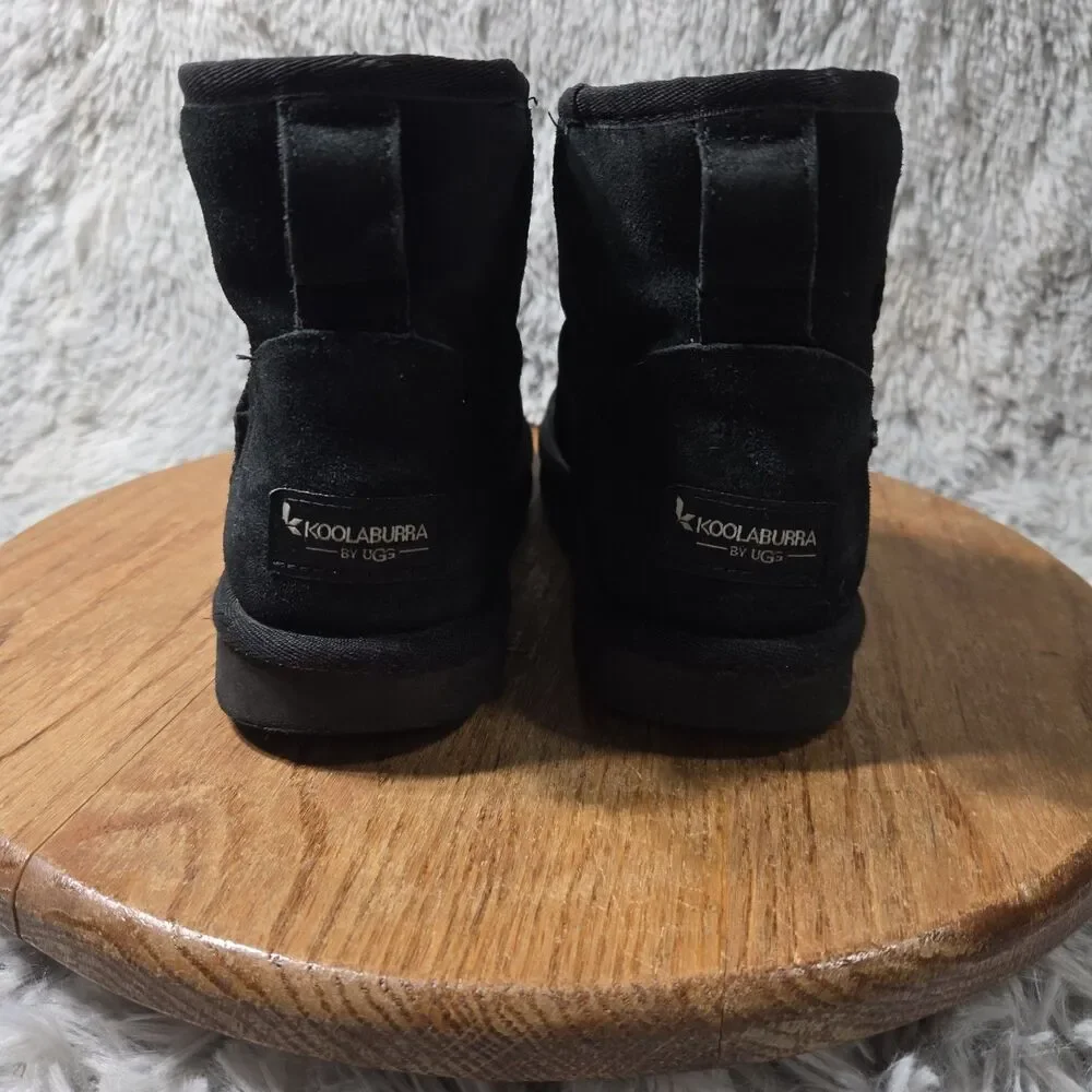 UGG Australia Suede Sheepskin Women Boots Classic Femme Mini Size 7 Retro Luxury